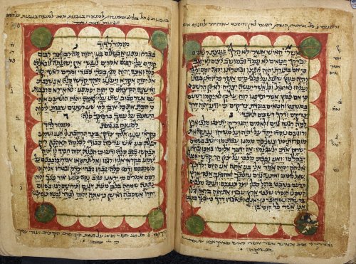 shelomit-bat-dvorah: fifthstarter: Wow. This beautiful decorated Tanakh was created in Persia in 148