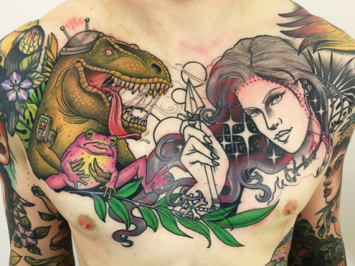 (SWIPE for close up) ❤️Second session on this SUPER fun time-traveling Trex and intergalactic cave w