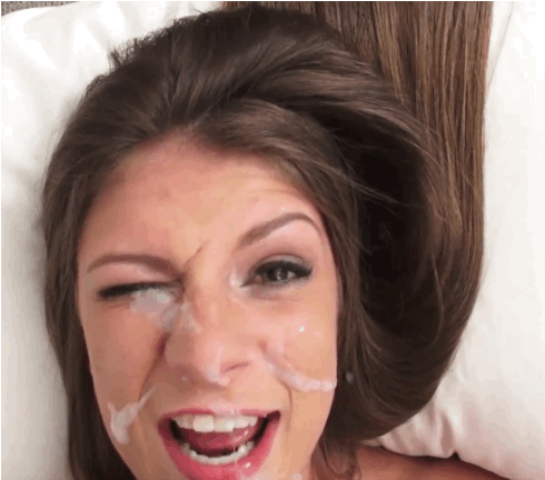 This Facial makes her talk a lot! porn pictures