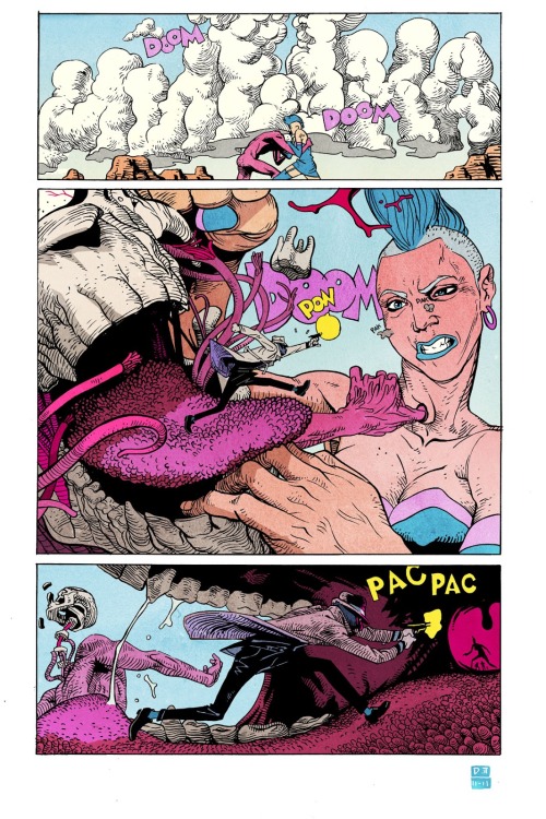 saucerkommand:Spectacular art by the Prince of Cats, Ron Wimberly! 