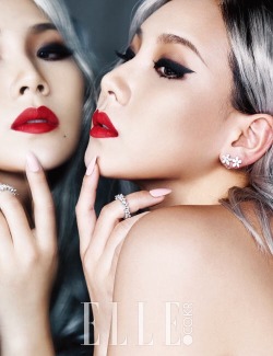 stylekorea:  2NE1’s CL for Elle Korea December 2015. Photographed by Kim Young Joon 