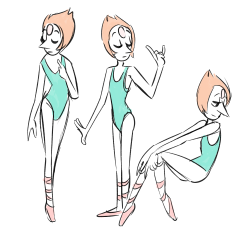 tawnaduncan:  Felt like drawing some ballerinas