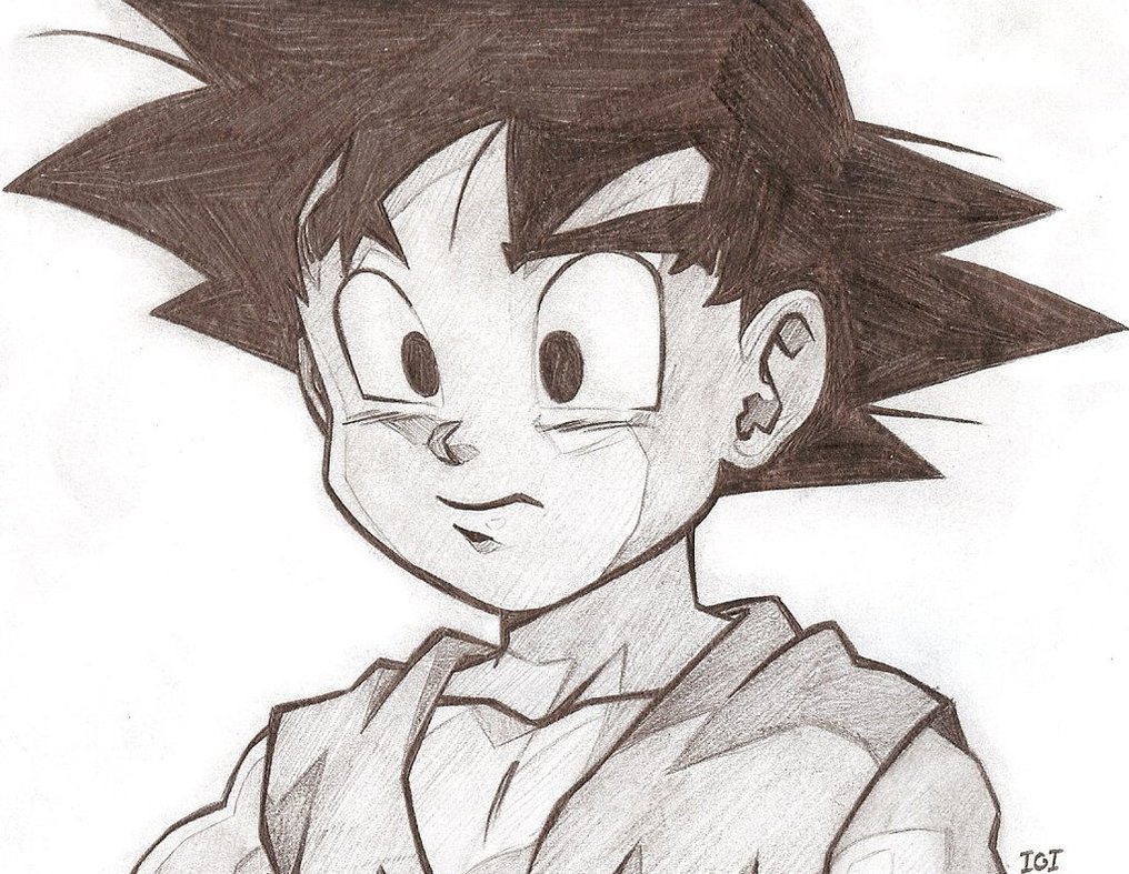 Desenho simples Goku ✍  Dragon Ball Oficial™ Amino