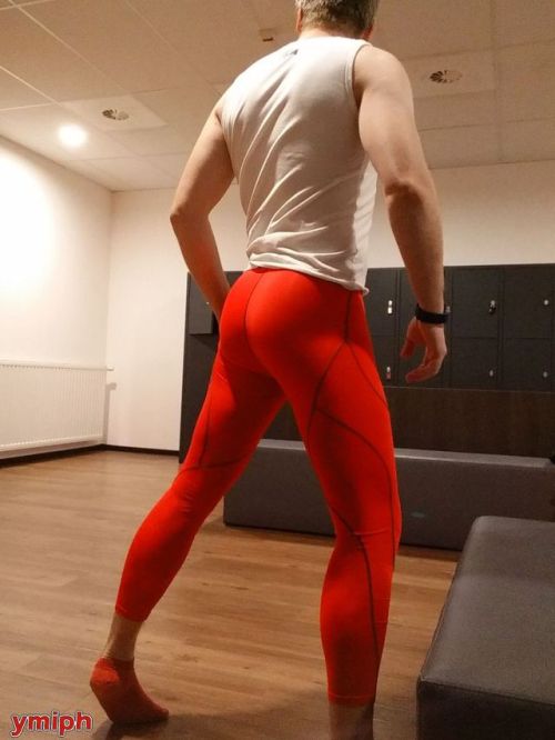 At the gym wearing one of my running tights