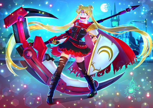 Usagi and Ruby ^^Sailor Moon x RWBY outfits crossover <3Patreon patreon.com/CherryInTheSu