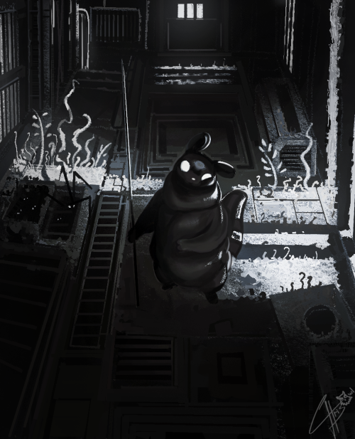 Rain World Noir Edition XD Decided To Experiment A Bit! Please Feel Free To Join My Twitter In Case You