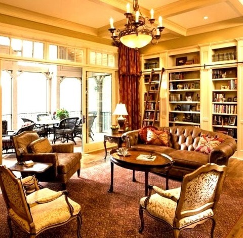 Formal - Living RoomA Large, Formal Living Room With A Medium-toned Wood Floor And A Fireplace Is Shown.