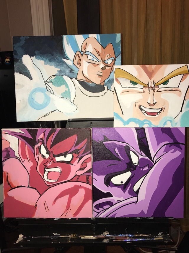 sheekyart:  Hi I like to paint dbz