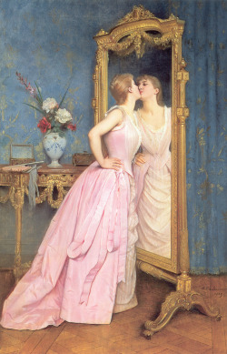 carminagf:  Vanity. 1890.   Auguste Toulmouche 