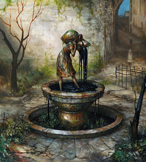 Esao Andrews for The Gilded Age @ Thinkspace GalleryLos Angeles painter Esao Andrews places vibrant 