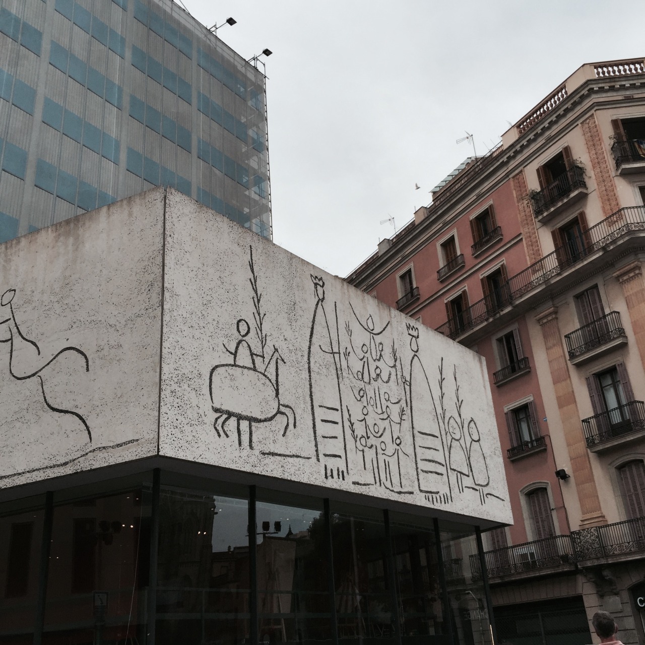 artimportant:  Street art by Pablo Picasso in Barcelona Pictures are mine. 