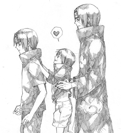 make-a-guess:  【NARUTO】pencil feel 2 | waraable [pixiv]  Posted with permission.All the credit goes to wonderful artist/author, not me. Thus, please do not edit/repost this article without permission.