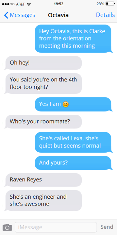 Clexa Roommate AUPart 1/?