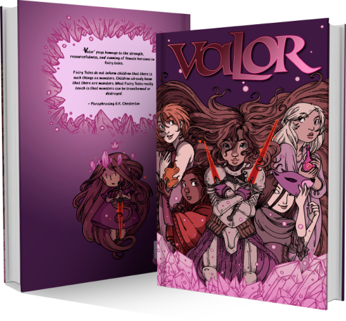 secondlina:Valor is a comic anthology of re-imaged fairy tales showcasing the talent of some of the 