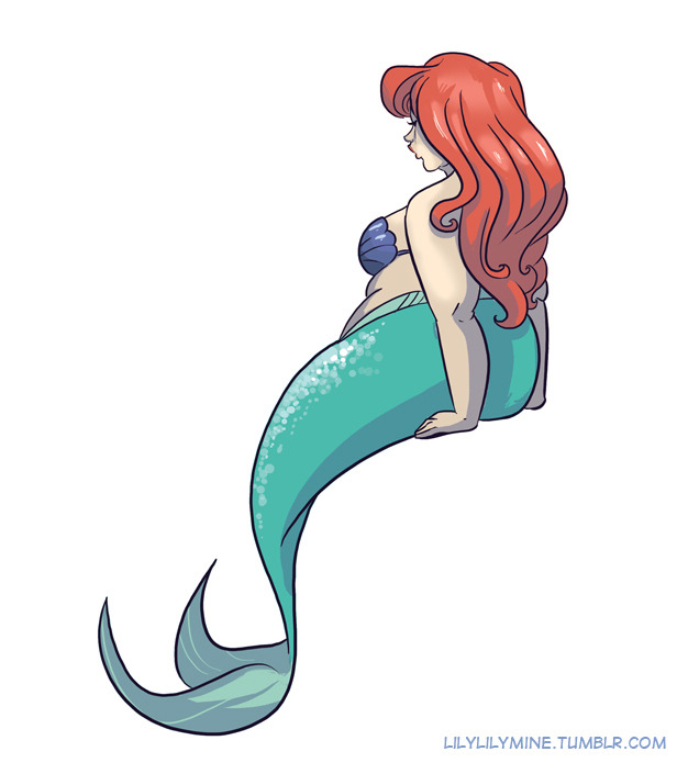 doctordeadwizard:  loveprouvaire:  yamino:  lilylilymine:  drew chubby Ariel!! Chubby