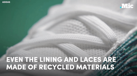 the-future-now:Adidas also said they want to rely solely on recycled plastic in the future! (x) | fo