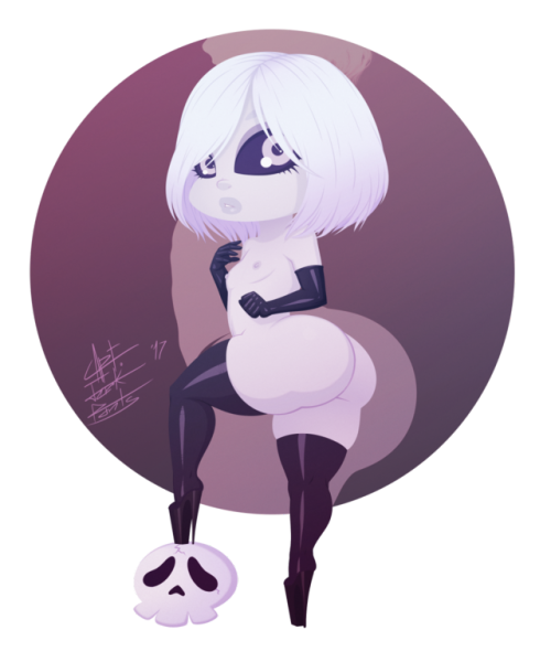 twistedvirgorivaliant:  Chibi Mini Pin Up Fan art by Capt.JerkPants over at HentaiFoundryhttp://www.hentai-foundry.com/pictures/user/CaptainJerkpants/491253/Silk-Mini-Pin-up