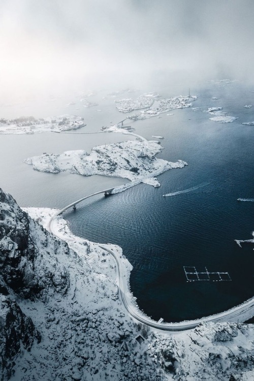 „Into the White“ - Lofoten Islands, Norway | ( by Manuel Dietrich )
