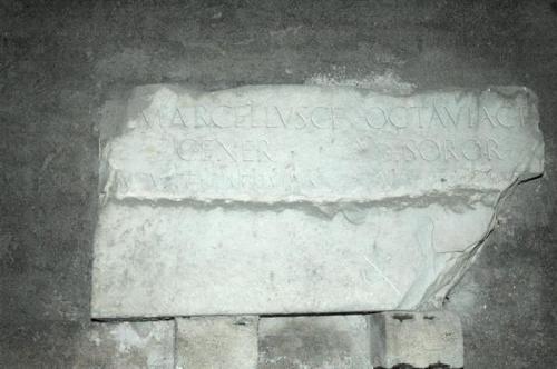 Tombstone of Augustus’ heir MarcellusMausoleum of Augustus, Rome Photo: © Jona Lendering, from