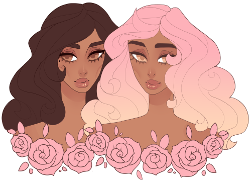 passerineart:asdghgh god im embarassed this is such a shit drawing but i just rly wanted to draw angestia before and after her magical girl/angel transformation