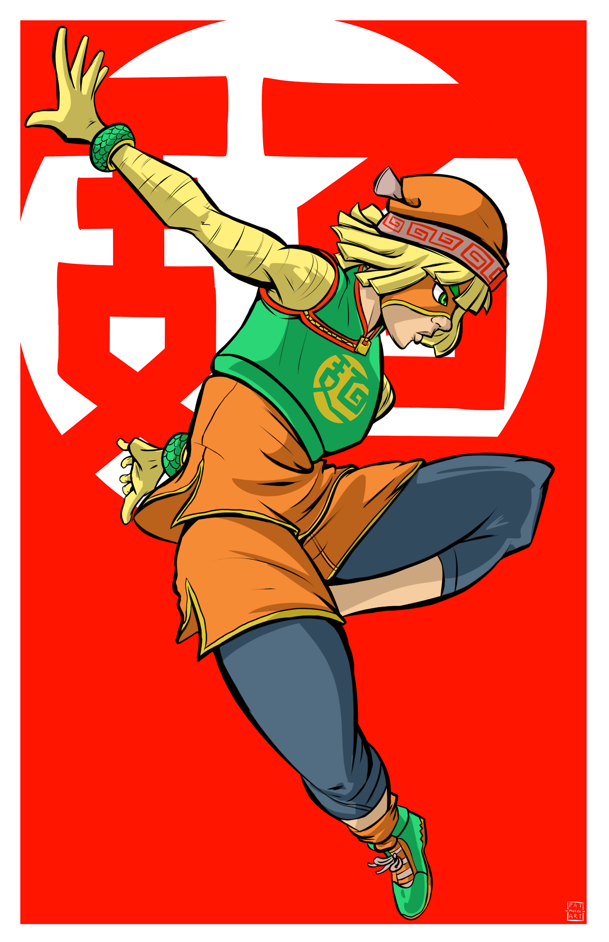 patmakesart:Finished! This one was a ton of fun to do! I can’t wait to main noodle