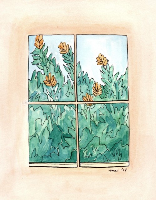 Flowers Through The Window, 2017