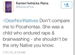 america-wakiewakie:  #DearNonNatives happened