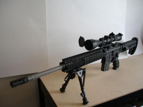 weaponslover:AR-15 build sniper rifle.