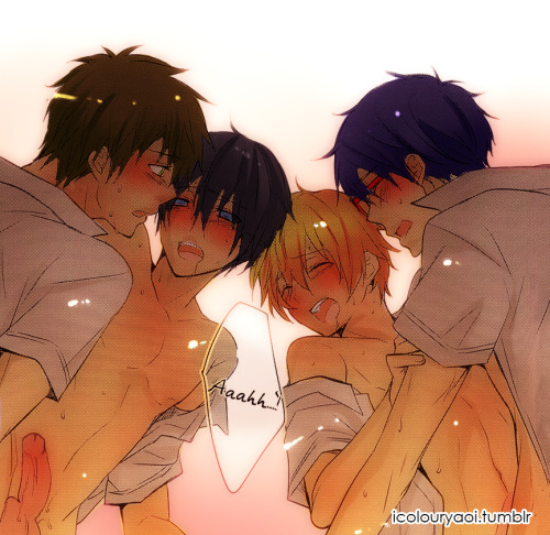 icolouryaoi: Splash Honey! (Free! dj) by Nanjou Tsugumi Coloured by icolouryaoi.tumblr