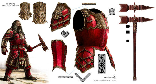 cydwarf:Dwarven Armour Concept Art from the Hobbit Trilogy Pt. 1Pt. 2Nick KellerARMOR