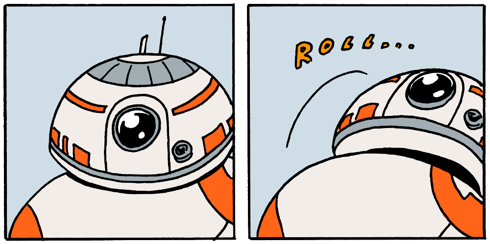 hinonekart:  bb-8 did not sign up for this shoujo manga nonsense 