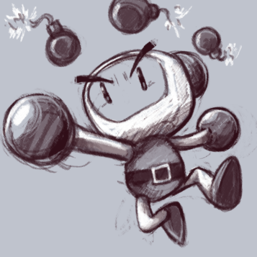 Encore un héro de jeu vidéo plus ou moins mort aujourd'hui, mais Pocket Bomberman et Bomberman 64 re
