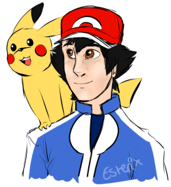 esterix:  Been playing/watching a lot of Pokemon X :D I always used to low key have  crush on Ash when i was little xD 