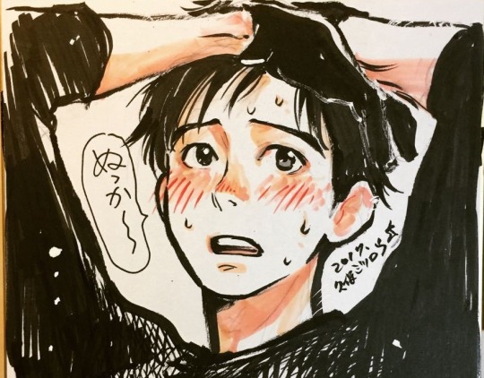 yuri-on-ice-ice-baby:  Kubo: “yeah I wanted to draw Yuuri very plainly and not super handsome or anything”Also Kubo: “lmao bitch you thought” 