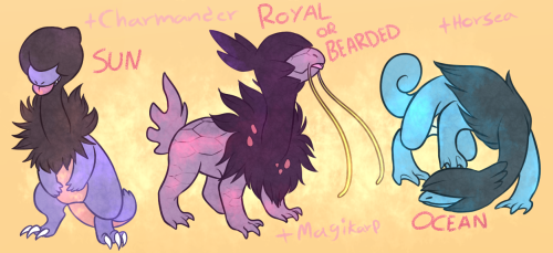 melnathea:I was inspired by this post to make somedeino breed variations! enjoy my fellow deino love