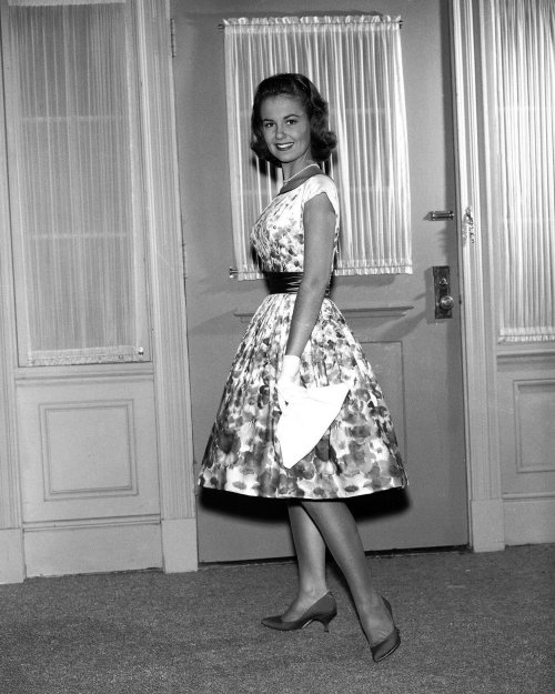 shelley-fabulous: Shelley Fabares on set of, The Donna Reed Show, 1961.