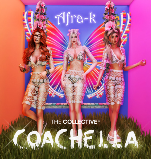 thecollectivesims: The Collective X Afra-K for Coachella Still don’t know what to wear for Coachella