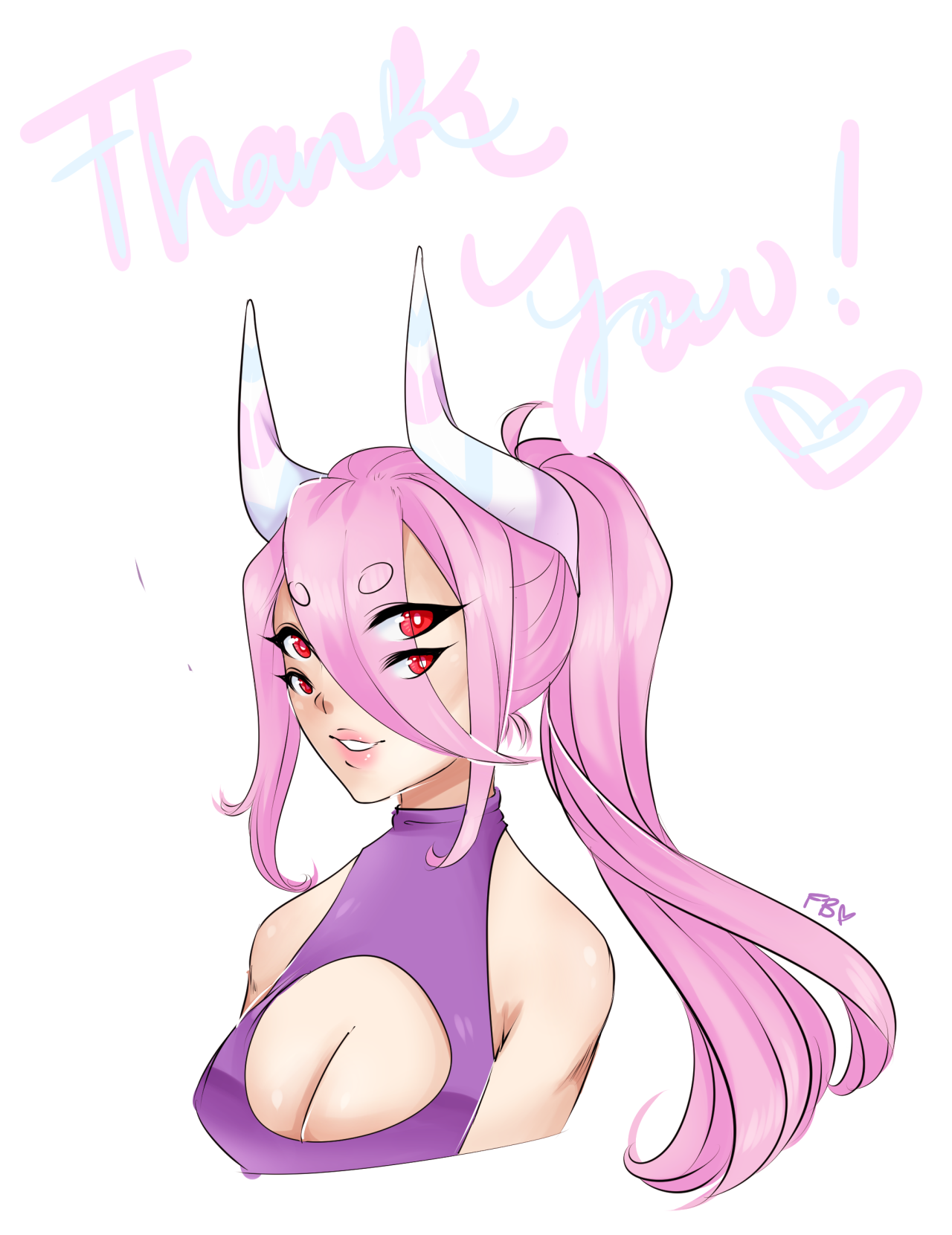 fernybee-art:  something i drew as a thanks for 800 followers on twitter! figured