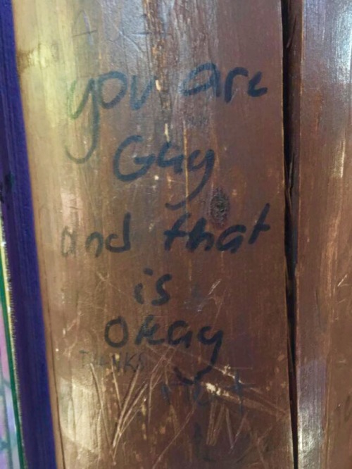 queergraffiti:  “you are gay and that is okay”Helsinki, Finland