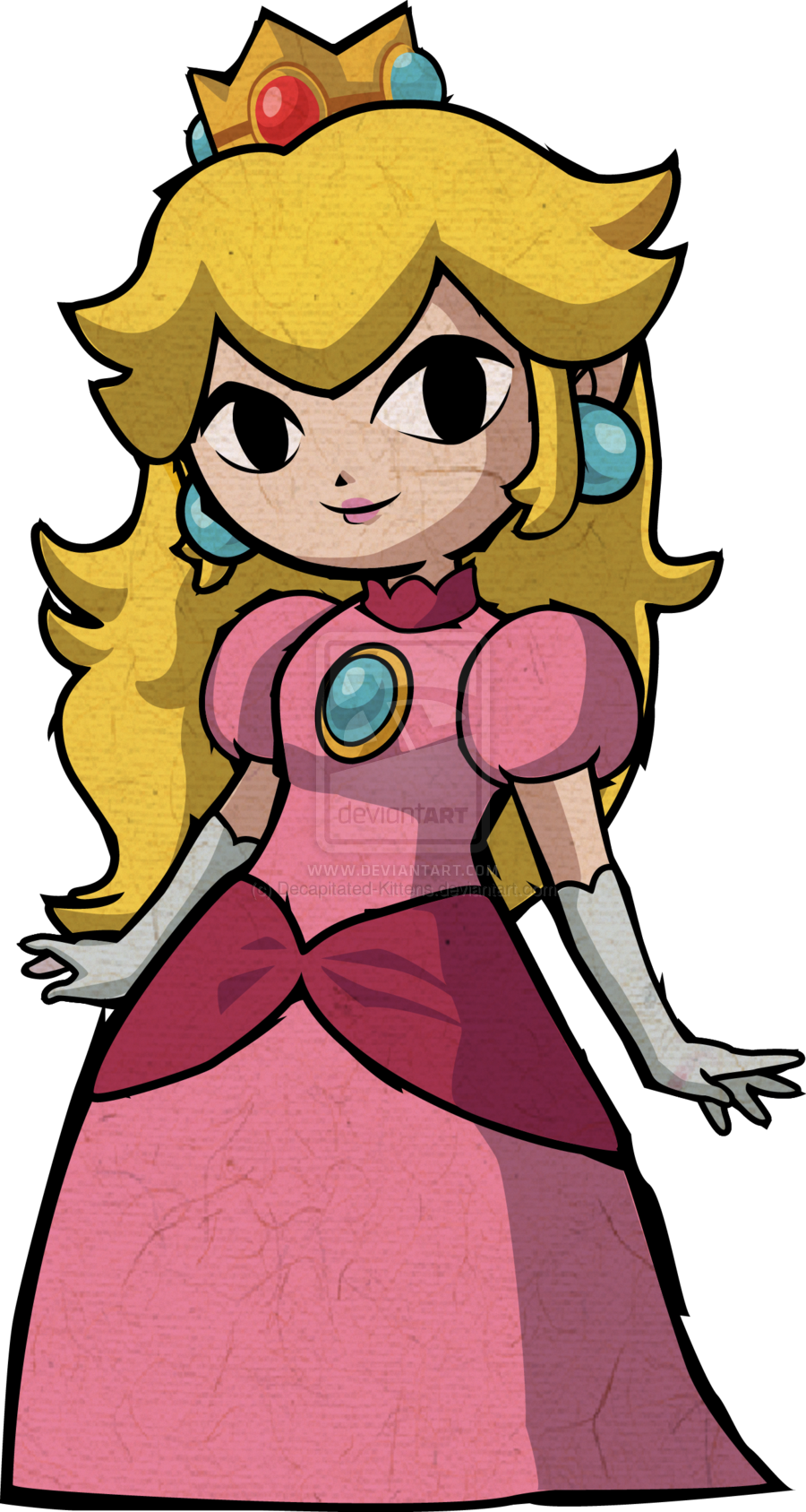 suppermariobroth:  Wind Waker Peach by ~Decapitated-Kittens 