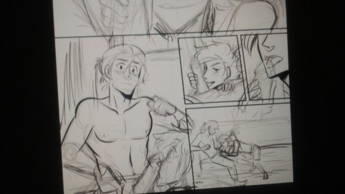 scottysothersketchblog: Its coming along! XD 5 Comic Pages left, and 3 sketch pages X3