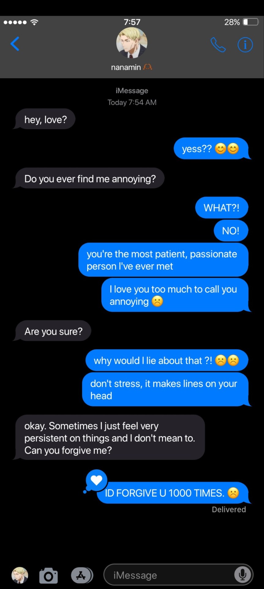 Random Texts With Kento Nanami!