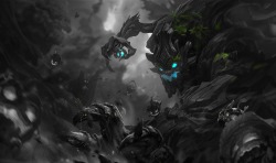 Monochromatic Splash Art: Classic Maokai