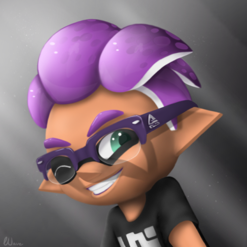 wavesketches: Squid Selfie! A quick gift for my bf of his inkling (as usual)  @dragonlover7860 ❤️ De