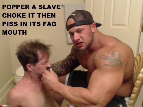subonhisknees:  Law of Nature: If he’s stronger than you, he’s your master. Best do what he says. Never resist. 