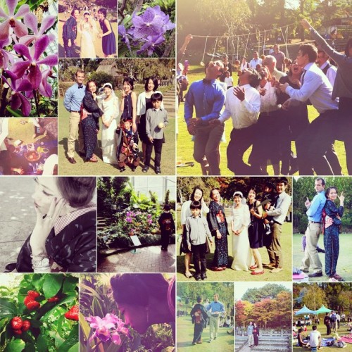 Oct 26, attended a picnic wedding party of my lovely friend Noriko and her husband Aaron. They are v