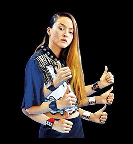 voulair: Devon Aoki for Kenzo Spring 2014 Campaign