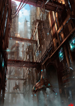 blogfanreborn777:  City of Steam by zhaoenzhe