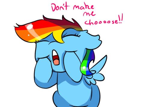 rainbowfeatherreplies:  askfillydash:  Ask Filly Dash #31  I know who *I’d* pick!  Daww x3