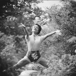 wehadfacesthen:  Eartha Kitt photographed by Gordon Parks in New York, 1952, where she was appearing in the Broadway revue New Faces of 1952